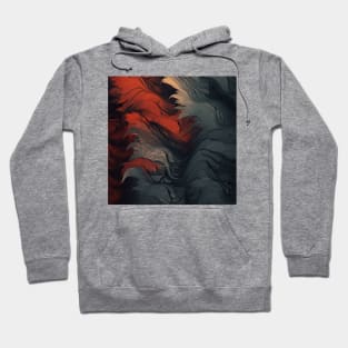 Stylized Surface Texture Hoodie